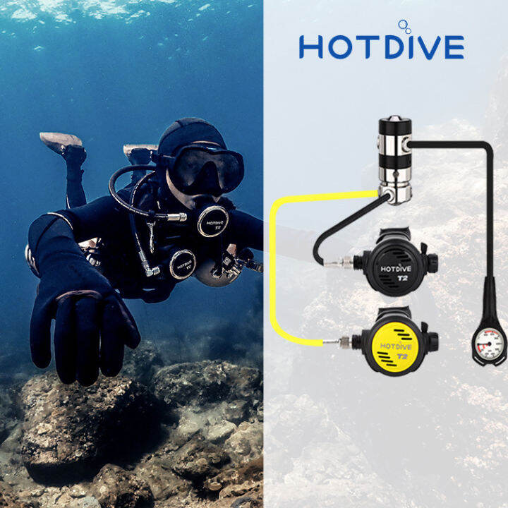 Hotdive Diving First-Stage Head Regulator Balance Piston Yoke/Din ...