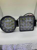 ไฟสปอตไลท์ led 12 V - 24 V 48W / 42W ( หนา5.5cm) สำหรับรถยนต์ รถมอเตอร์ไซต์ รถบรรทุก