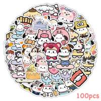 สติ๊กเกอร์ sanrio 595 ซานริโอ้ 100ชิ้น mymelody มายเมโลดี้ kuromi สติ้กเกอร์ มายเม เมโลดี้ myme คุโรมิ คิตตี้ hello kitty