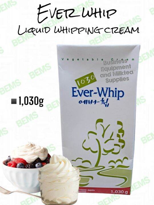 EVER Whip liquid whipping cream everwhip Lazada PH