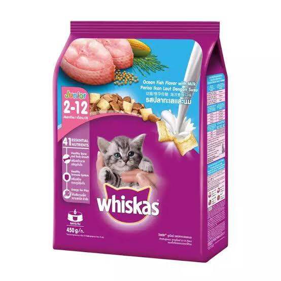 Whiskas Jr Kitten Oceanfish with Milk 450g Lazada PH