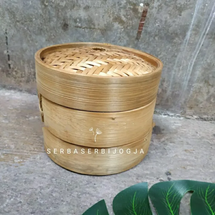 Wadah Dimsum Bambu 25 Cm Tempat Dimsum Bambu Dimsum Langsem Kukusan