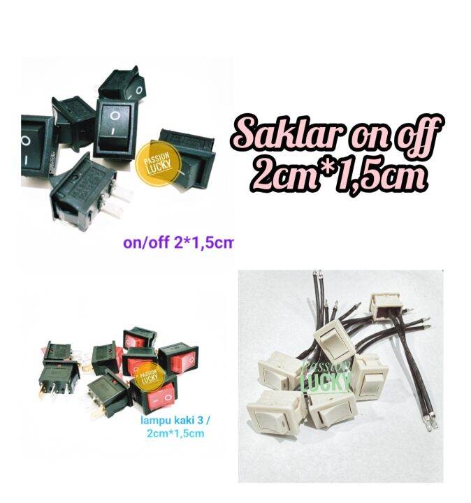 ON OFF HITAM KECIL /SWITCH ONOFF HITAM LAMPU KABEL | Lazada Indonesia