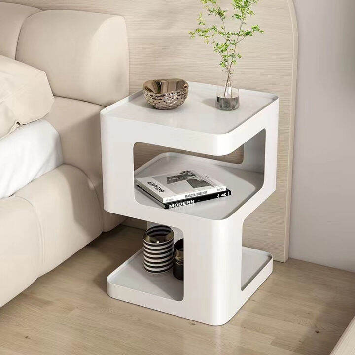 Modern Simple Apartment Black And White Living Room Small SideTable