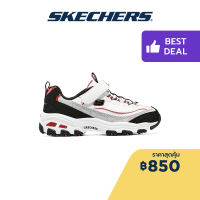 Skechers สเก็ตเชอร์ส รองเท้าเด็กผู้ชาย รองเท้าผ้าใบ Boys DLites Shoes - 403825L-WBKR