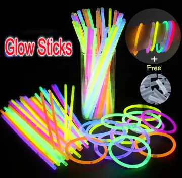 Glow Sticks Bulk 50ct Glow Eyeglasses, Glow In The Dark Rave Party