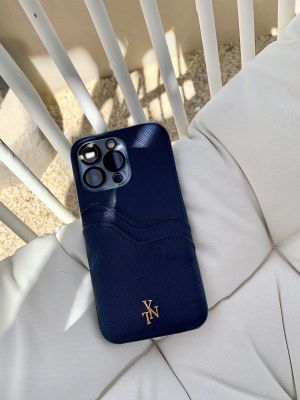 VENISTAR - Phone Case with Card holder เคสโทรศัพท์มือถือ เคสหนังPU เคสหนังSaffiano เคสหนังใส่บัตร เคสไอโฟน12/13 (พร้อมส่ง)