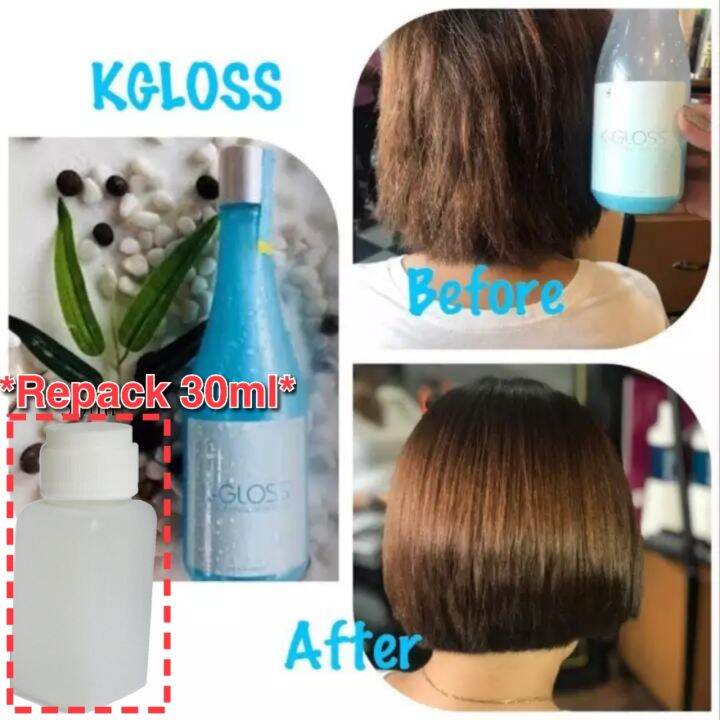 (kgloss blue 30ml) KGloss Keratin Hair Treatment (repack) Keratin Bond