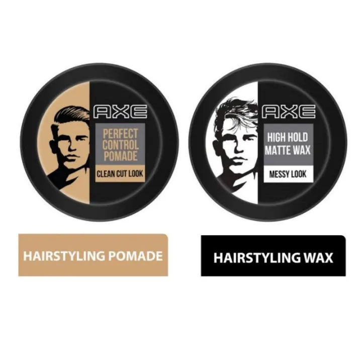 Axe Hair Styling Pomade dan High Hold Matte Wax 75gr Lazada Indonesia