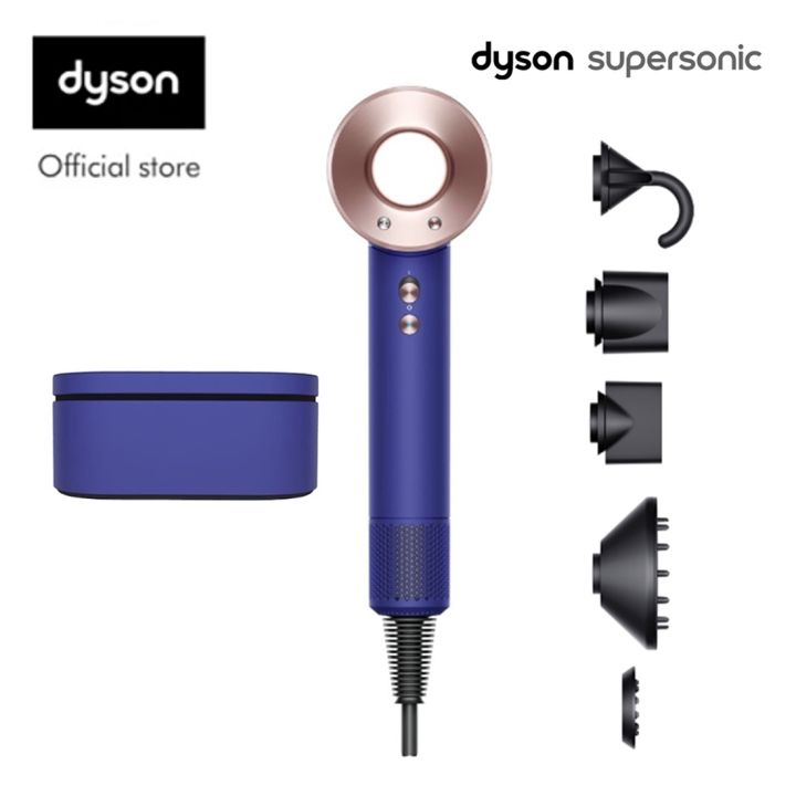 9H  - Tặng Túi Tote + Flash Sale ] Máy sấy tóc Dyson Supersonic ™ Hair  Dryer HD08 (Vinca Blue/Rosé) 
