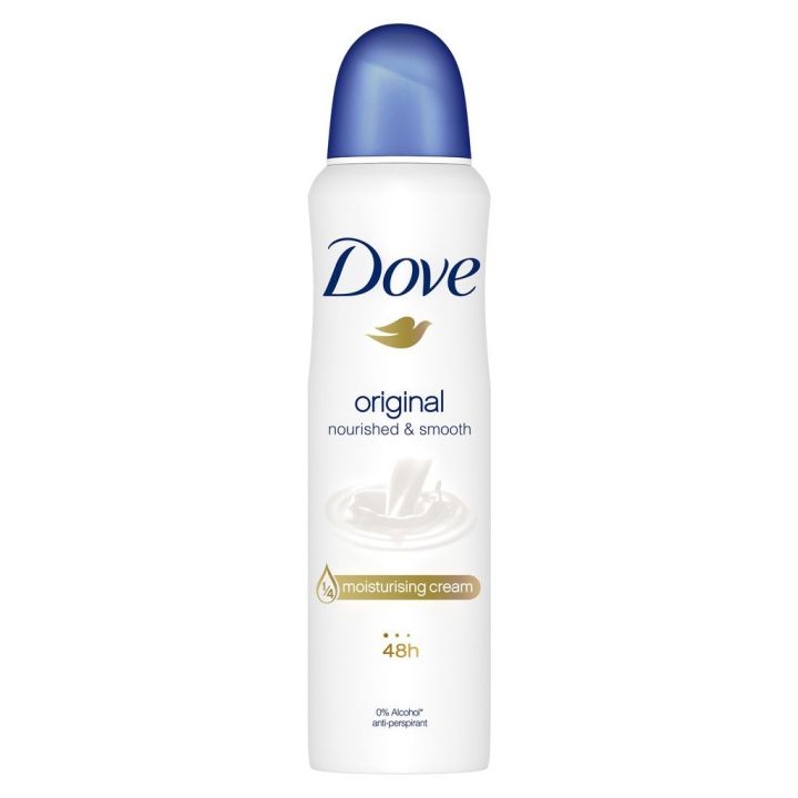 Dove Deodorant Spray Original Healthy Glow Aerosol Deodorant 150ml ...