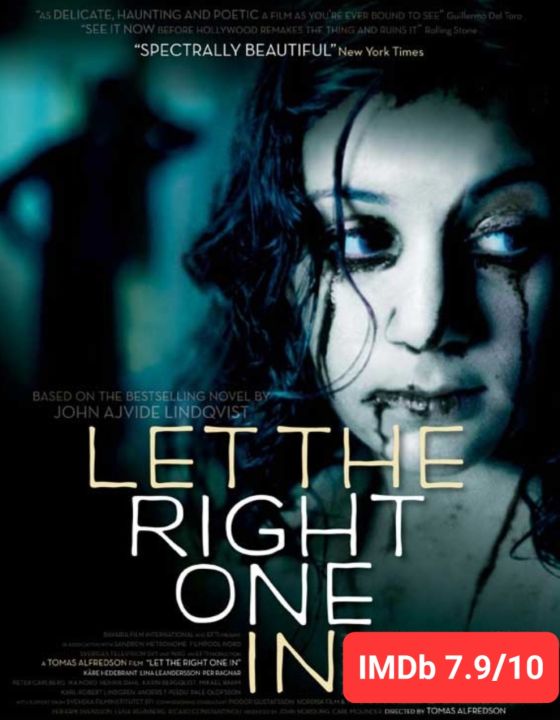 DVD Let the Right One In แวมไพร์ รัตติกาลรัก : 2008 #หนังฝรั่ง (พากย์สวีเดน/ซับไทย-อังกฤษ) ดราม่า เขย่าขวัญ โรแมนติก