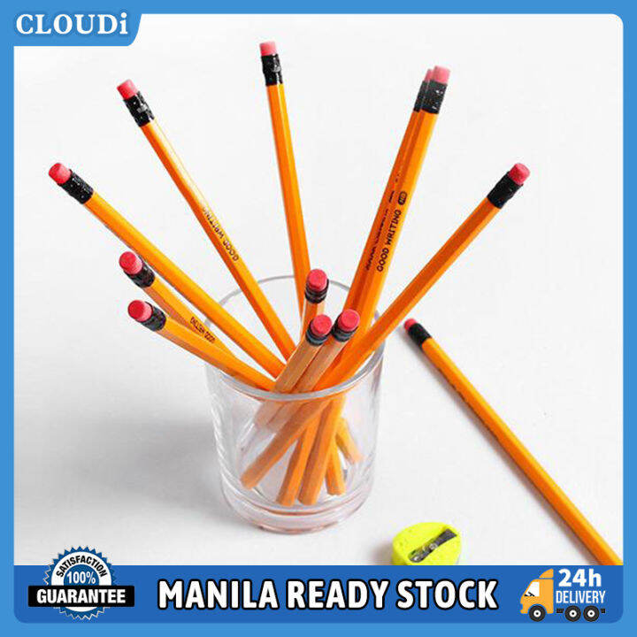 12 Pcs/Box HB Pencil Primary School Student Wooden Lead Pencils Set