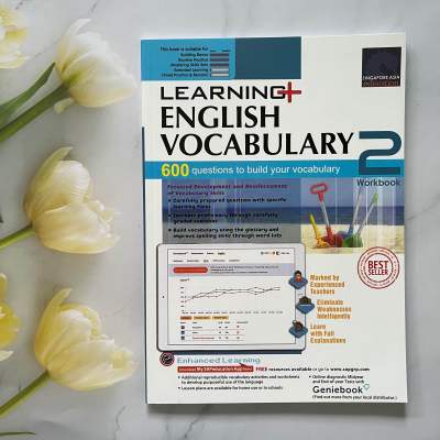 𝐒𝐀𝐏 Learning Vocabulary ➖➖➖➖➖➖➖➖➖ Learning English Vocabuary 2  หนังสือแบบฝึกหัดคำศัพท์ภาษาอังกฤษ  จากประเทศสิงค์โปร์