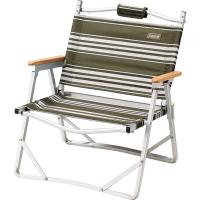 ?Coleman COMPACT FOLDING CHAIR  สีเขียว ขาว ลายหายาก (เลิกผลิตแล้ว)