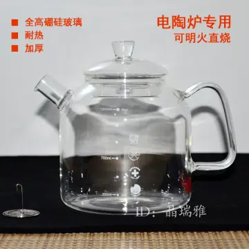 Buy Wholesale China Teapot For Induction Stove Top Glass Drip Tea Coffee  Kettle With Thermometer & Teapot For Induction at USD 11.15