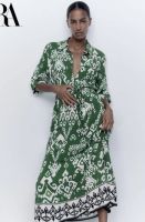 Dark Green Bohemian Dress