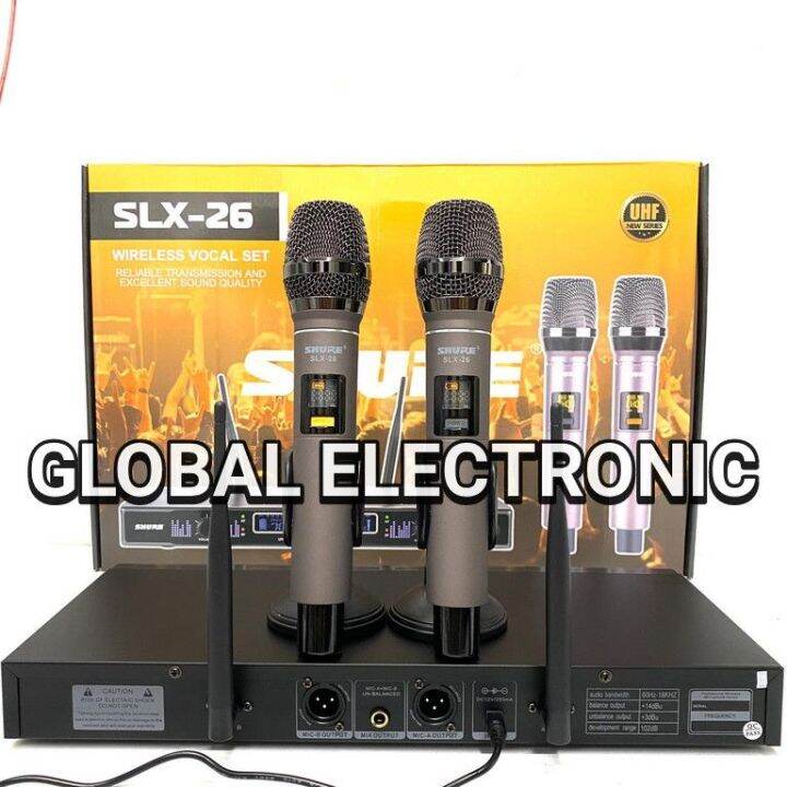 mic wireless SHURE SLX 26 Lazada Indonesia