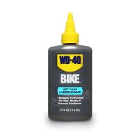 WD-40 BIKE Wet Chain Lubricant น้ำมันหล่อลื่นโซ่ ชนิดเปียก 118 ml. สำหรับหล่อลื่นโซ่กับสภาพเส้นทางปั่นที่เปียกจากน้ำขัง ฝนตก ต้องลุยน้ำ แบบออฟโรด