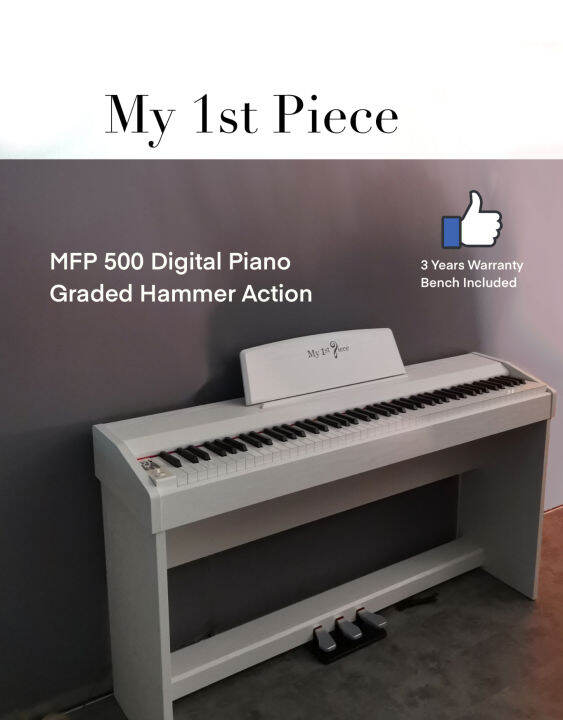 Digital Piano 88 Hammer Action keys Lazada Singapore