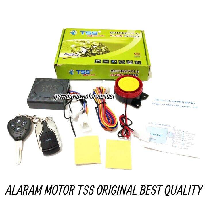 Alaram Remote Alarm Motor Model Kunci Impor 12 Volt TST Universal Motor ...