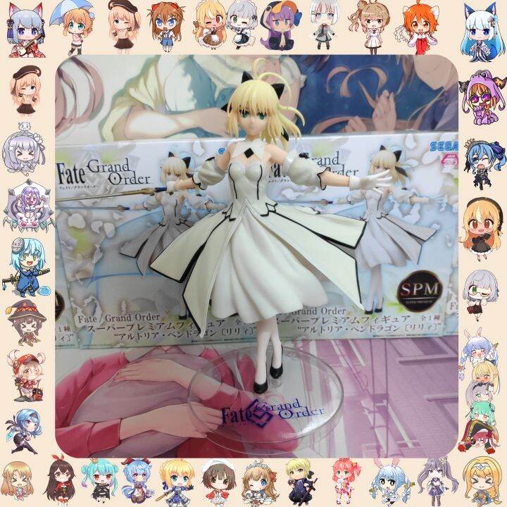 SEGA SPM Figure Fate/Grand Order FGO Altria Pendragon Saber Lily Figure ...