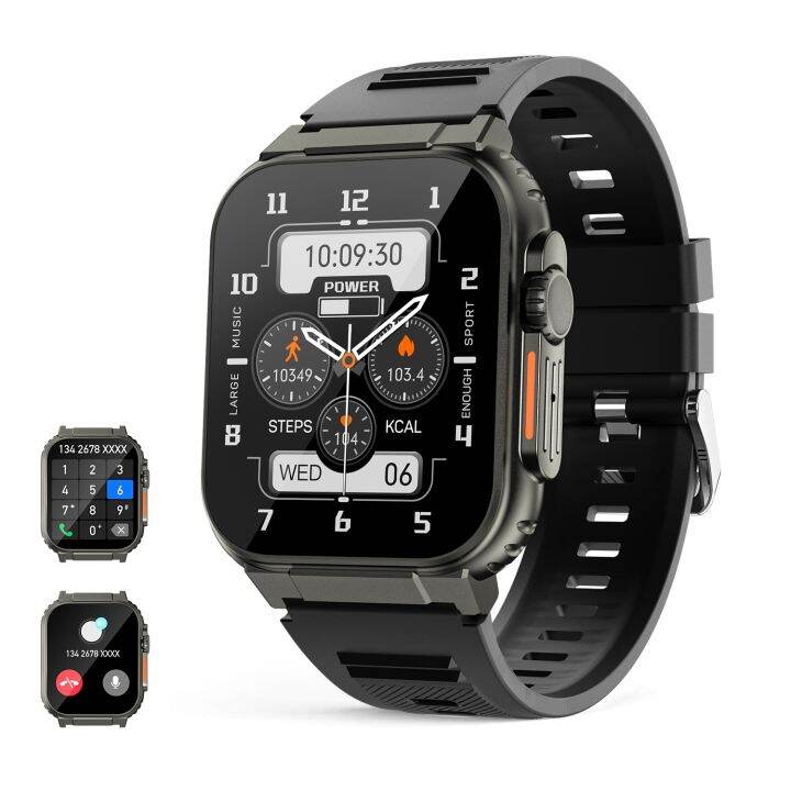 Sports Smart Watch Bluetooth Calling Fitness Tracker Ultra Long Battery