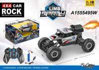รถบังคับ​ บิ๊กฟุต​ Off Road มีควัน​ CLIMB​ SPRAY 1/18 SCALE​  Version2.4Ghz