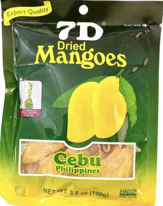 7D Dried Mangoes from Cebu 100 grams | Lazada PH