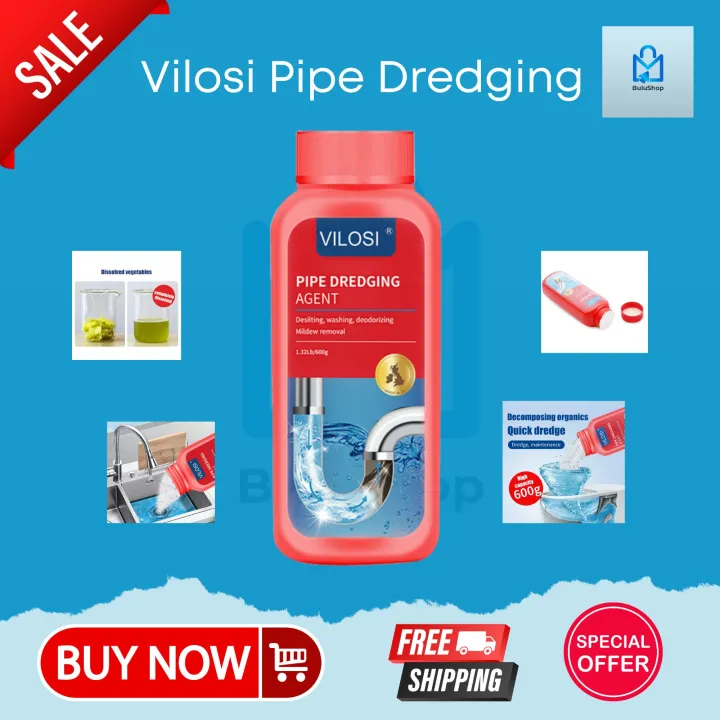 Dissolves Grease/Hair/Oils Dredging Agent Sink Drain Cleaner