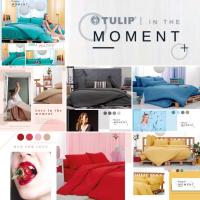 TULIP Delight (สีพื้น) : ชุดผ้าปูที่นอน + ผ้านวม (ขนาด 3.5 | 5 | 6 ฟุต)♦️เครื่องนอน “ทิวลิป ดีไลค์” รุ่น อิน เดอะ โมเม้นท์?ของแท้จากโรงงาน 100%⚡️“Tulip Delight In the Moment Collection