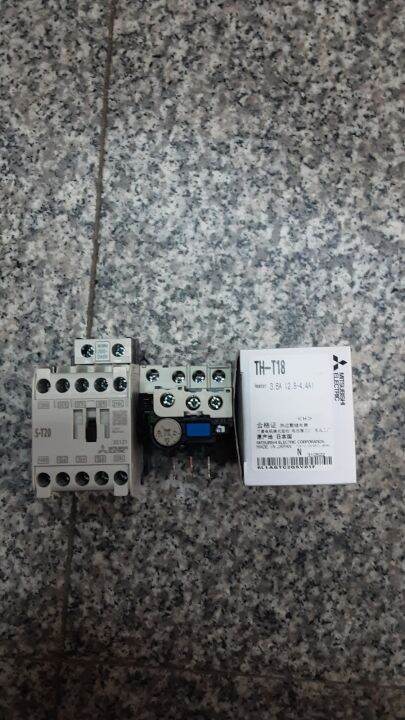 mitsubishi-magnetic-s-t20-พร้อม-โอเวอร์โหลด-overload-relay-th-t18-3-6a