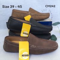 รองเท้าลำลองผู้ชาย รองเท้าหนังชาย เย็บพื้น CSB รุ่น CM242 ไซต์ 39-44