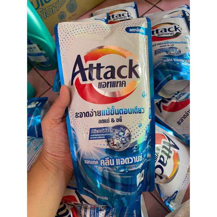 Attack Clean Advance concentrated liquid 630ml. แอทแทค คลีน แอดวานซ์