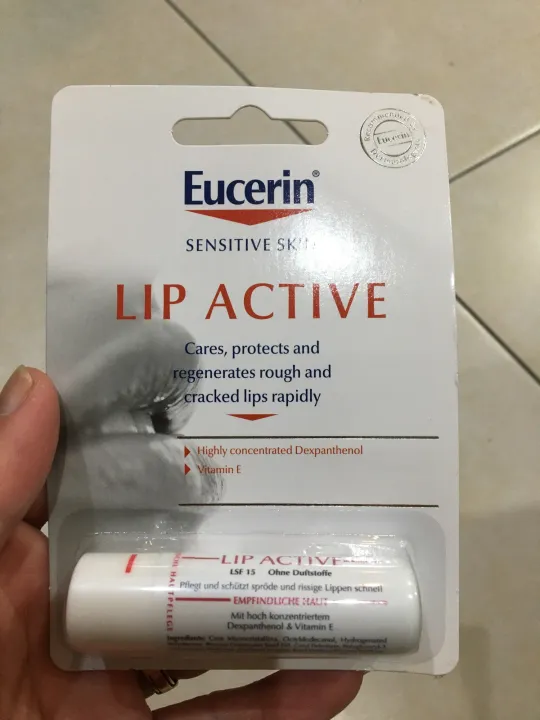 Eucerin lip active 4.8gram ( protect lips ) Lazada