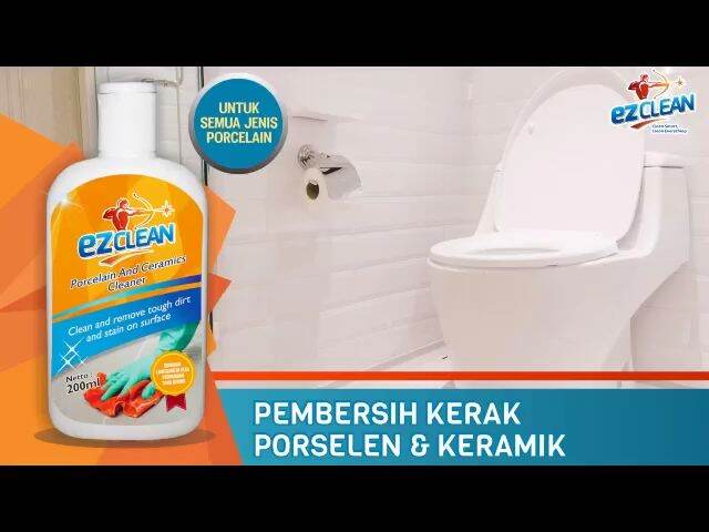 Ezclean Paket Lengkap Pembersih Lantai And Dinding Porselen Ubin