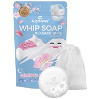 A Bonne Whip Soap เอ บอนเน่ วิป โซป สบู่วิปโฟมพร้อมตาข่ายตีฟอง 100 g.