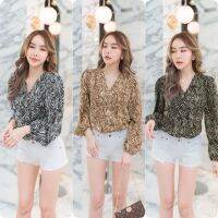 เสื้อลายเสือเเขนยาว