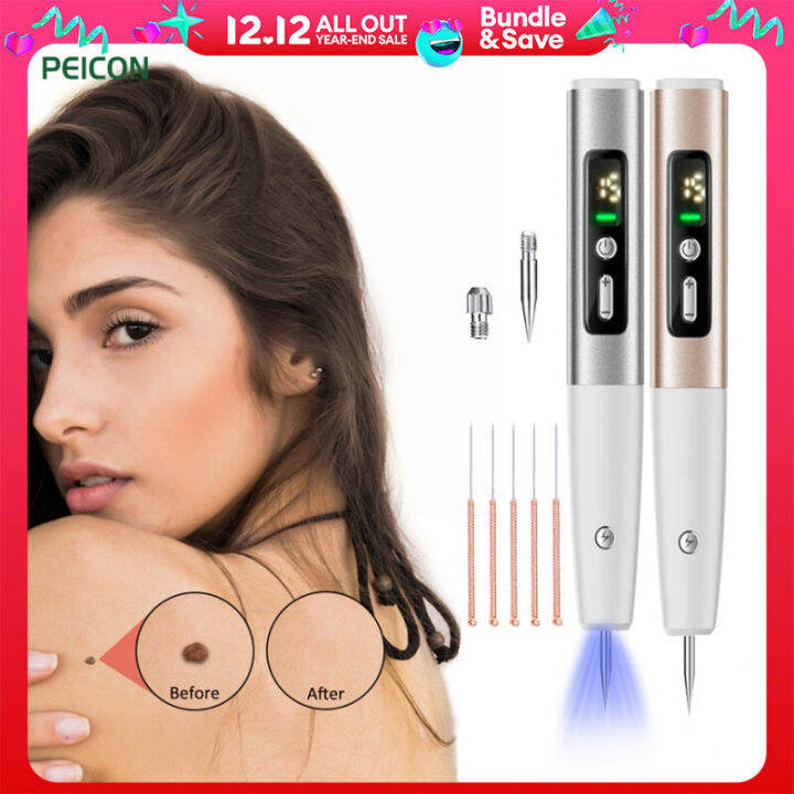 Skin Tag Remover 15 Level Laser Plasma Pen Freckle Mole Warts Removal ...