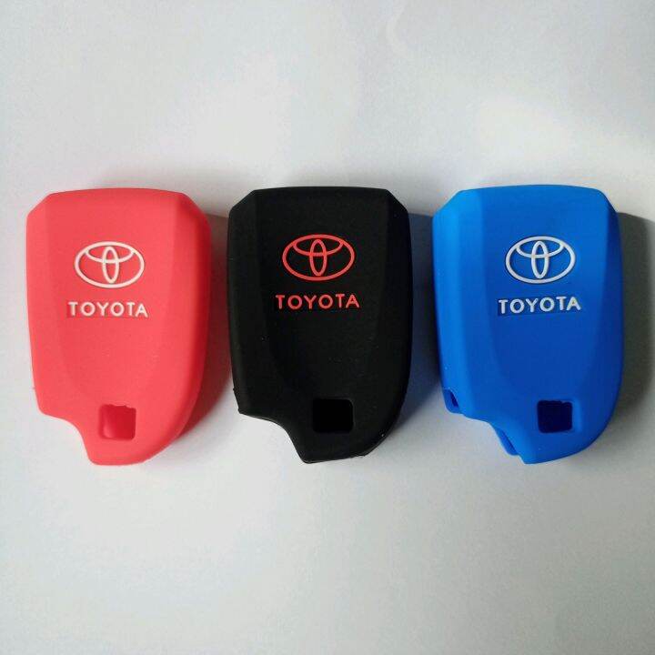 ซิลิโคนหุ้มกันรอยกุญแจรถยนต์-โตโยต้า-2ปุ่ม-3ปุ่ม-toyota-all-new-yaris-ativ