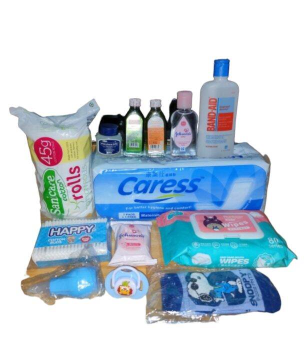 Caress Maternity Pads with Newborn Kit essentials Set Lazada PH