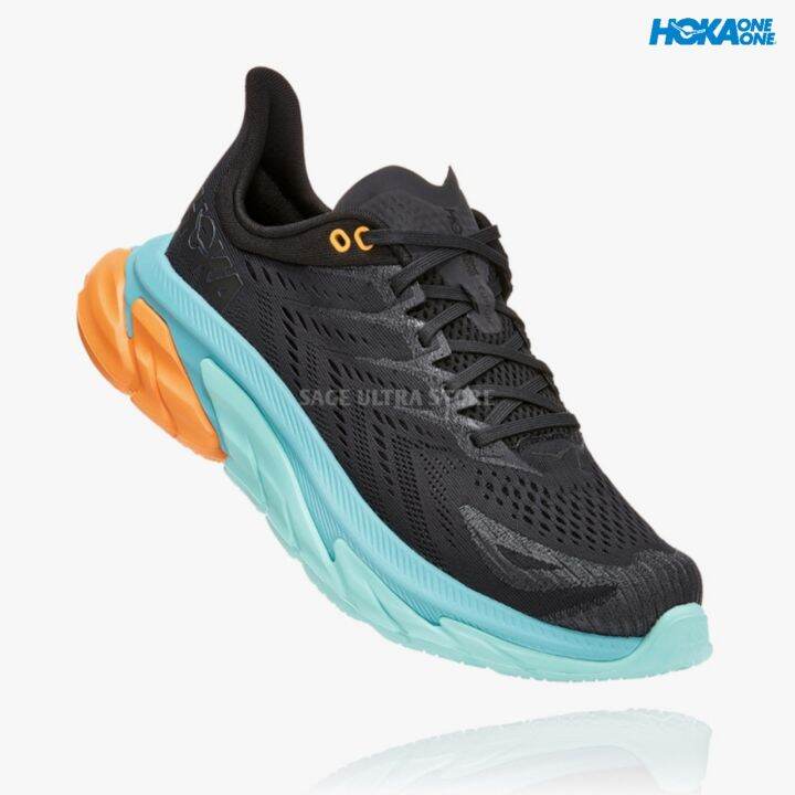 Sepatu Lari Running Hoka Clifton Edge Men Pria Original - Aquarell