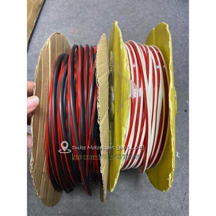 1 Meter Car Bodykit Lining Rubber Skirt Lining Rubber Skirting Lining
