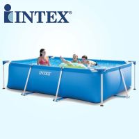 Intex(อินเท็กซ์) สระน้ำขนาดใหญ่ทรงสี่เหลี่ยม ขนาด 300 x 200 x 75  ซม.  สระน้ำเด็ก  สระว่ายน้ำ เล่นน้ำ  สินค้าพร้อมส่งครับ