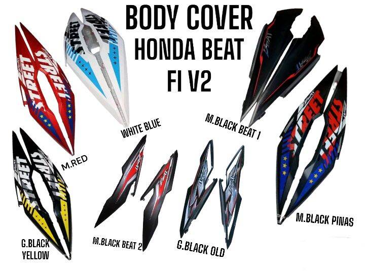 Original Body Cover Honda Beat FI V2 Lazada PH