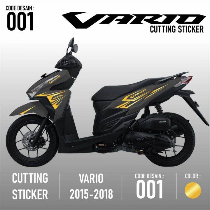 stiker honda vario 150/125 cuting stiker motor vario | Lazada Indonesia