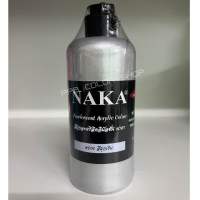 สีมุกเงิน สีมุกอะคริลิค NAKA ขนาด 300ml สีมุก สีทาพญานาค (1 ขวด)