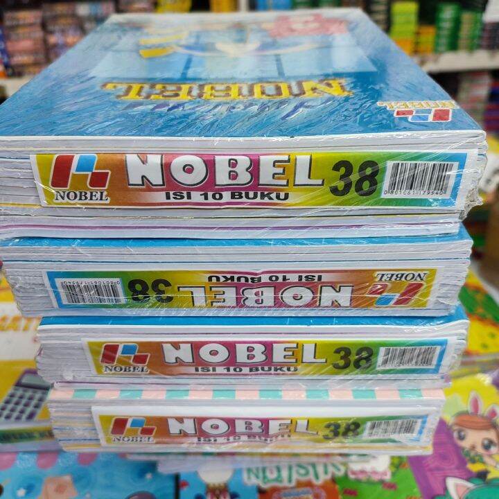 Buku Tulis Murah NOBEL Isi 38 Lembar 10 Buku Kualitas Bagus | Lazada ...