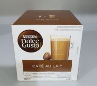 CAFE AU LAIT Nescafe Dolce Gusto 1 กล่อง 16แคปซูล สำหรับเครื่องทำกาแฟของ Dolce Gusto เท่านั้น