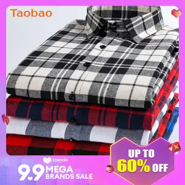 geometric-pattern Lapel Neck Pocket Shirt, Men's Non-Stretch Casual Spring/Fall Plaid Pattern Long Sleeve Shirt,Temu